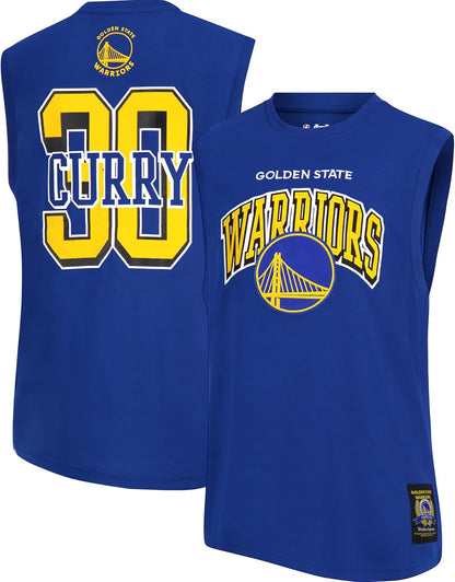 Ultra Game Men's NBA Official Sleeveless Players Mesh Tank Top Muscle T-Shirt, Golden State Warriors - Stephen Curry, Team Color|Golden State Warriors - Stephen Curry