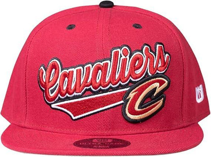 Ultra Game NBA Official Youth 8-20 Snap Back 3D Embroidered Team Logo Baseball Cap Hat, Cleveland Cavaliers, Team Color, 1SIZE|Cleveland Cavaliers