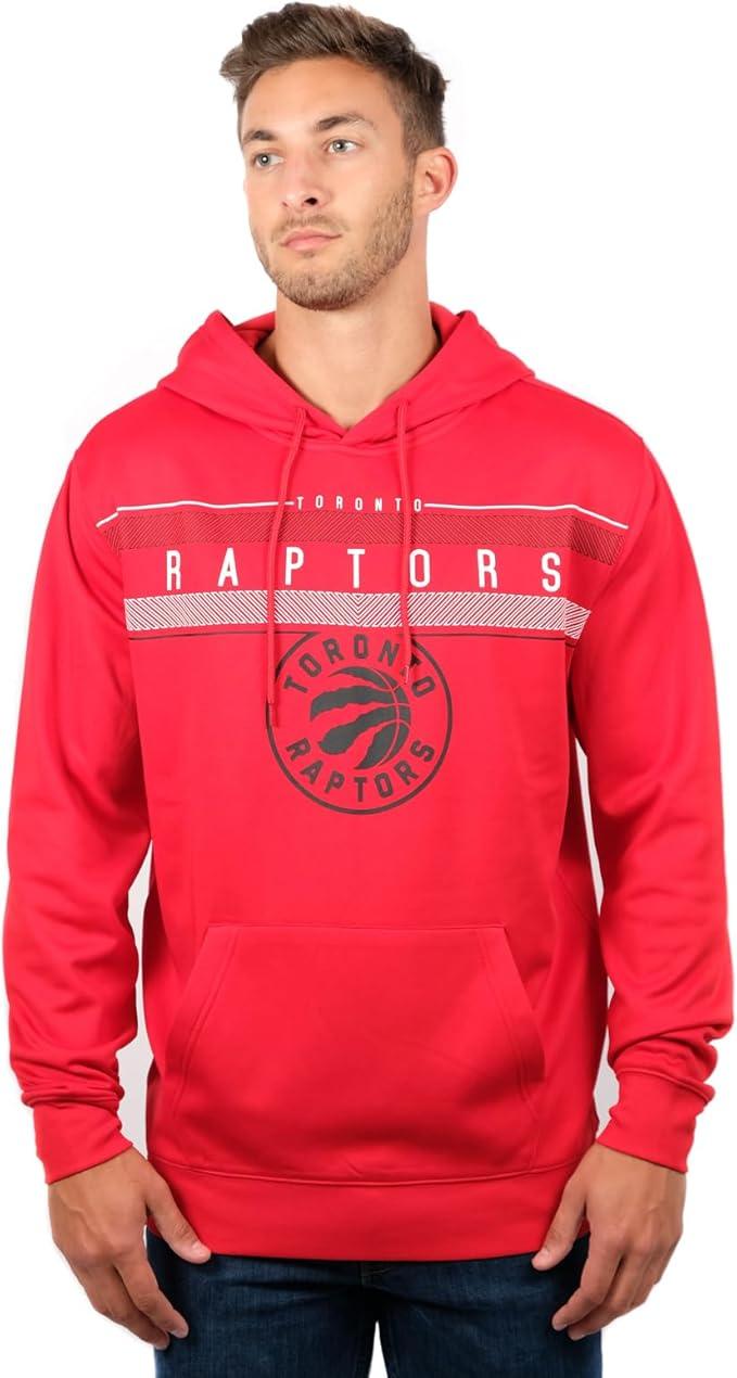 Ultra Game NBA Official Men’s Super Soft Midtown Hoodie Pullover Sweatshirt - Unisex, Toronto Raptors|Toronto Raptors