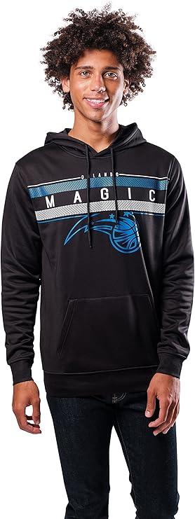 Ultra Game NBA Official Men’s Super Soft Midtown Hoodie Pullover Sweatshirt - Unisex, Orlando Magic|Orlando Magic