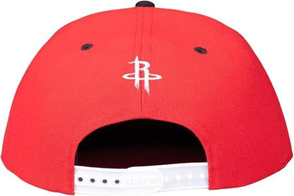 Ultra Game NBA Official Men’s Snap Back 3D Embroidered Team Logo Baseball Cap Hat - Unisex, Houston Rockets, Team Color, 1SIZE|Houston Rockets