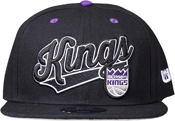 Ultra Game NBA Official Youth 8-20 Snap Back 3D Embroidered Team Logo Baseball Cap Hat, Sacramento Kings, Team Color, 1SIZE|Sacramento Kings