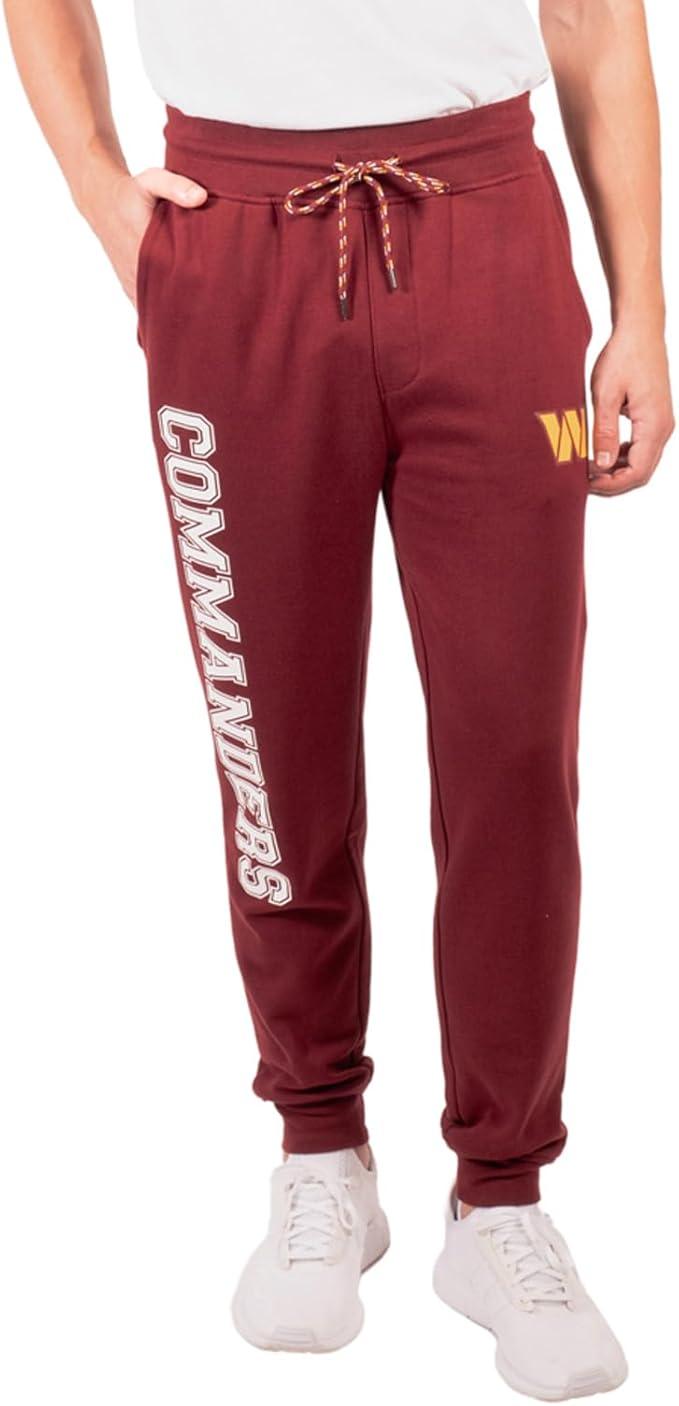 Ultra Game NFL Official Adults Super Soft Game Day Jogger Sweatpants - Unisex, Washington Commanders, Team Color|Washington Commanders