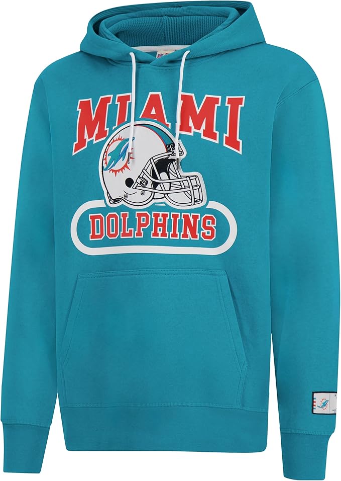 NFL Official Adults Unisex Super Soft Beast Mode Hoodie Sweatshirt|Miami Dolphins