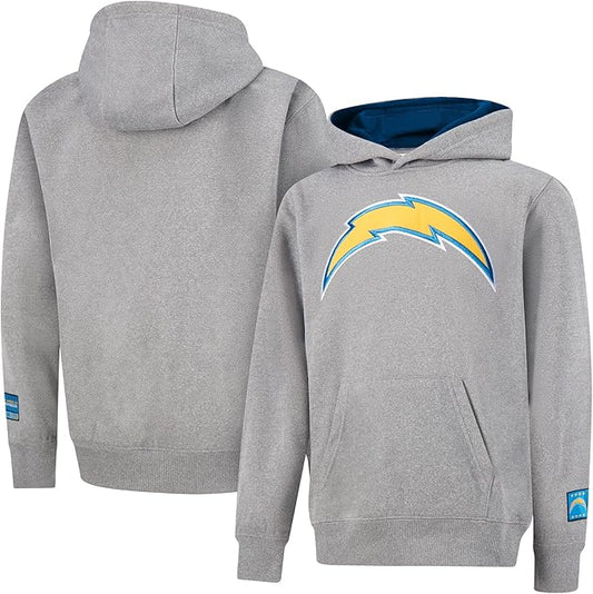 Ultra Game NFL Official Youth Super Soft Hoodie Sweatshirt Pullover - Warm Polyester Blend Los Angeles Chargers|Los Angeles Chargers