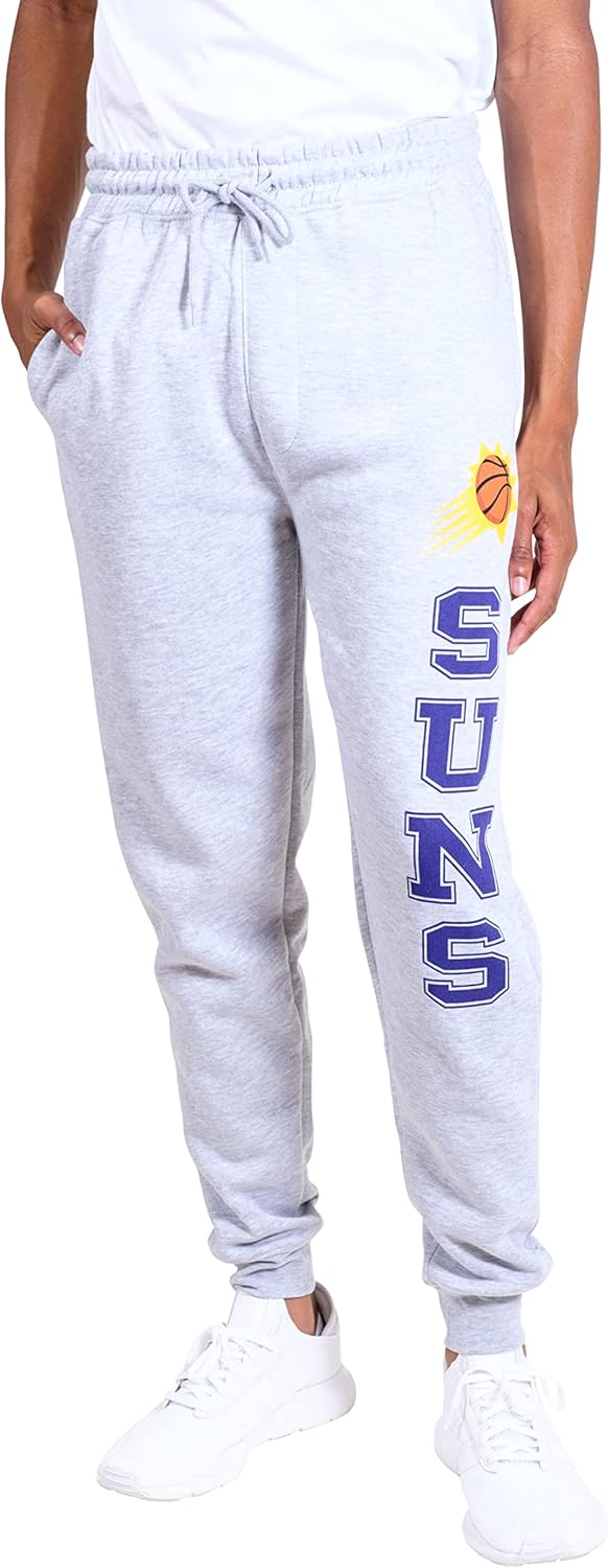 Ultra Game NBA Official Men's Super Soft Game Day Jogger Sweatpants, Phoenix Suns|Phoenix Suns