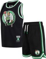 Ultra Game Youth's NBA Official Super Soft Tank Top & Shorts 2-Piece Set, Boston Celtics, Black|Boston Celtics