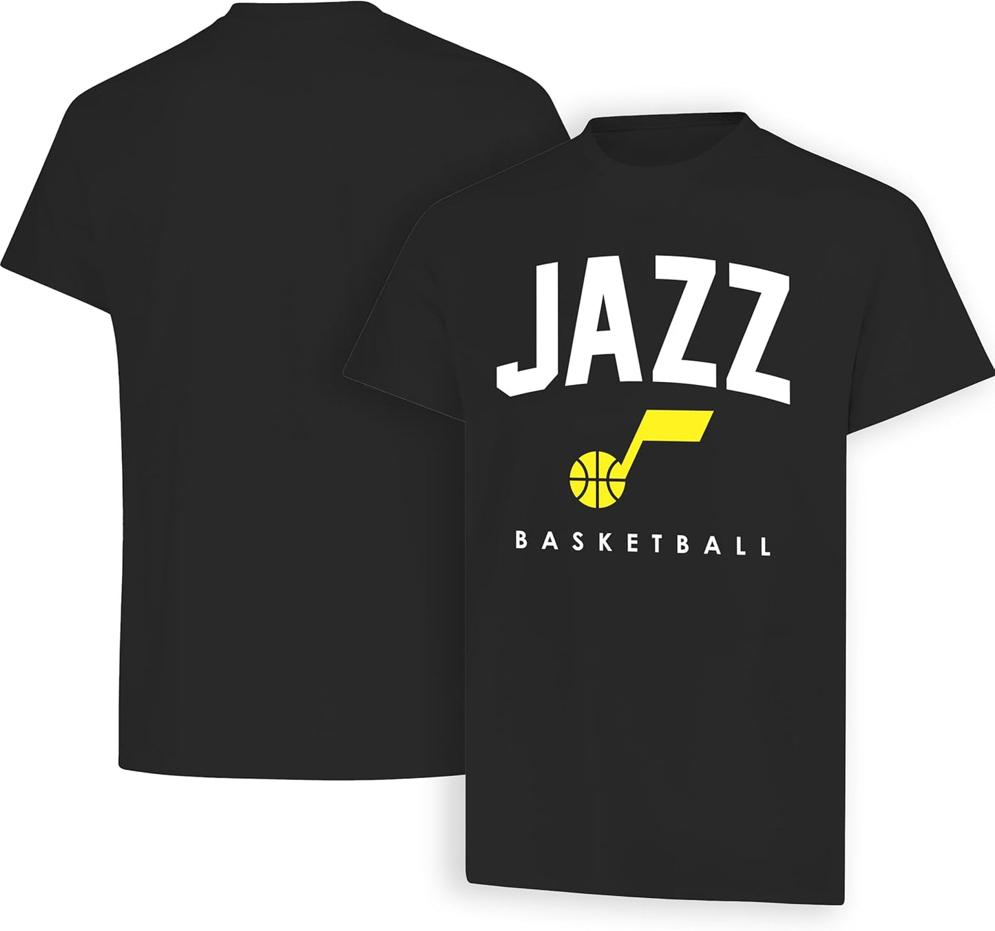 Ultra Game NBA Official Men's Official Teamster Short Sleeve T-Shirt, Utah Jazz, Team Color|Utah Jazz