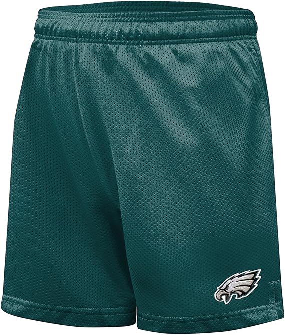 Ultra Game NFL Official Adults Super Soft Mesh Active Training Shorts, Philadelphia Eagles, Team Color|Philadelphia Eagles