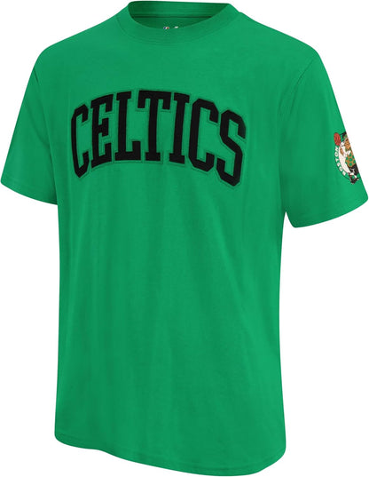 Ultra Game Men's NBA Official Super Soft Bold Graphics T-Shirt, Boston Celtics, Team Color|Boston Celtics