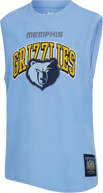 Ultra Game Men's NBA Official Sleeveless Players Mesh Tank Top Muscle T-Shirt, Memphis Grizzlies - Ja Morant, Team Color|Memphis Grizzlies - Ja Morant