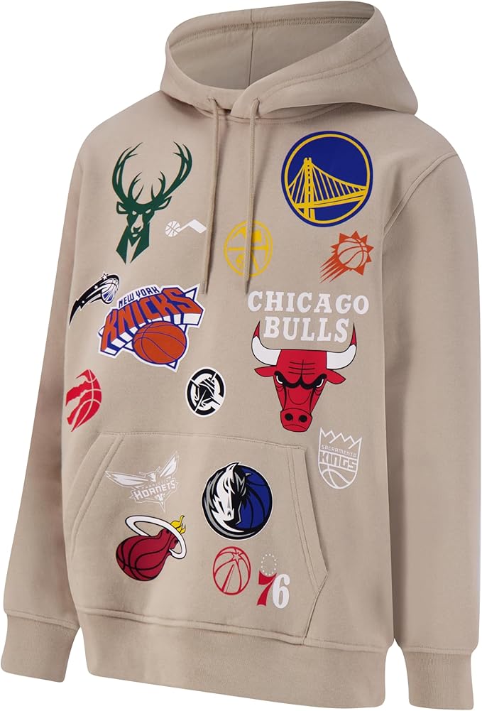 Ultra Game Men's NBA Official Super Soft Multi-Team Hoodie