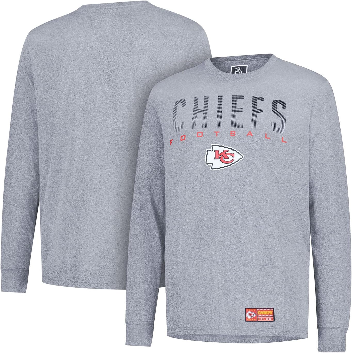 NFL Official Adults Super Soft Game Day Long Sleeve T-Shirt - Unisex|Kansas City Chiefs