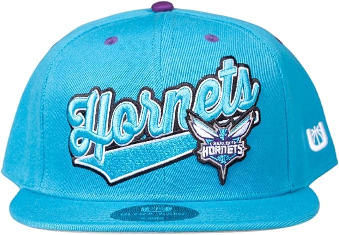 Ultra Game NBA Official Men’s Snap Back 3D Embroidered Team Logo Baseball Cap Hat - Unisex, Charlotte Hornets, Team Color, 1SIZE|Charlotte Hornets