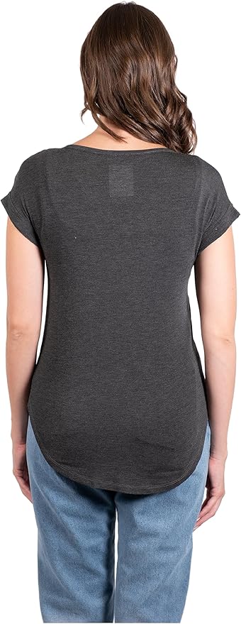 NFL Official Women's Super Soft Modal Vintage V-Neck T-Shirt|New York Jets