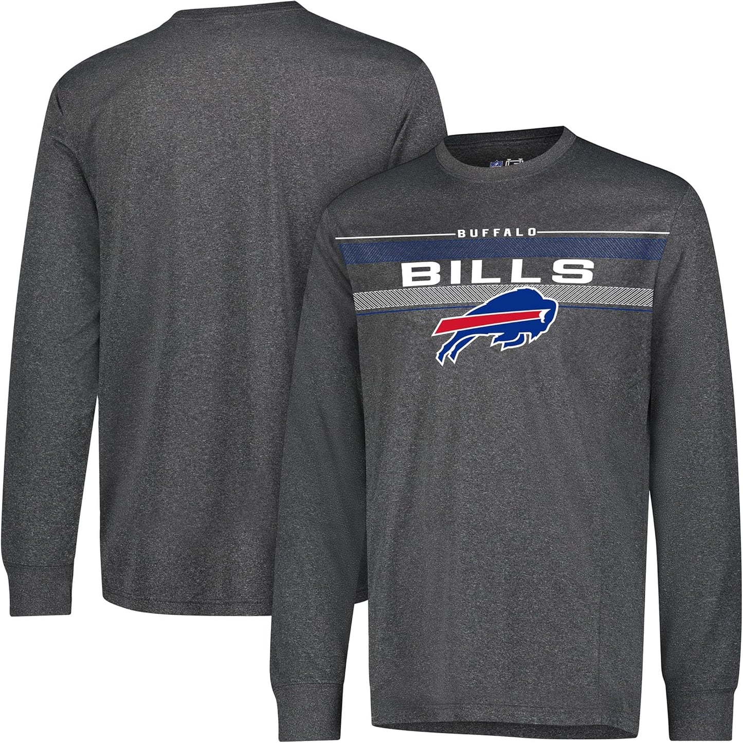 NFL Official Adults Super Soft Game Day Long Sleeve T-Shirt - Unisex|Buffalo Bills