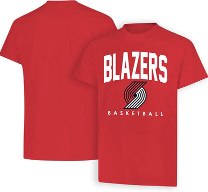 Ultra Game NBA Official Men's Official Teamster Short Sleeve T-Shirt, Portland Trail Blazers, Team Color|Portland Trail Blazers