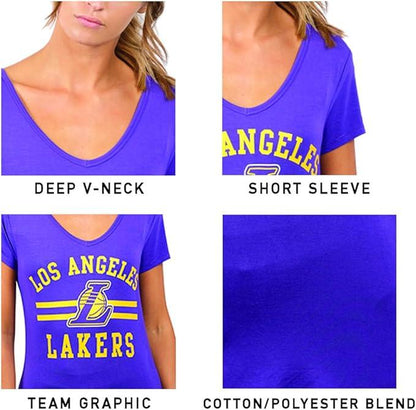 Ultra Game NBA Official Women's Relaxed Short Sleeve T-Shirt, Golden State Warriors, Team Color|Golden State Warriors