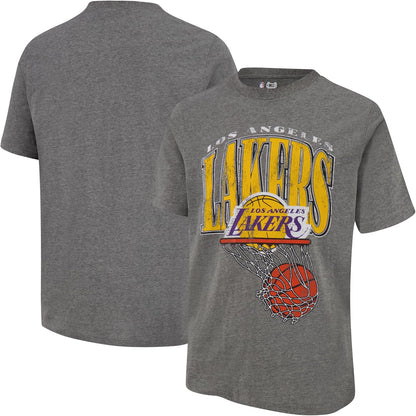 Ultra Game NBA Mens Official Hoops Short Sleeve T-Shirt, Los Angeles Lakers, Team Color|Los Angeles Lakers