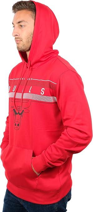 NBA Chicago Bulls Men's Fleece Hoodie Midtown|Chicago Bulls - UltraGameShop