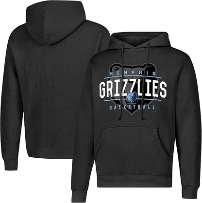 Ultra Game NBA Official Men's Super Soft Get Right Hoodie Sweatshirt, Memphis Grizzlies, Black|Memphis Grizzlies