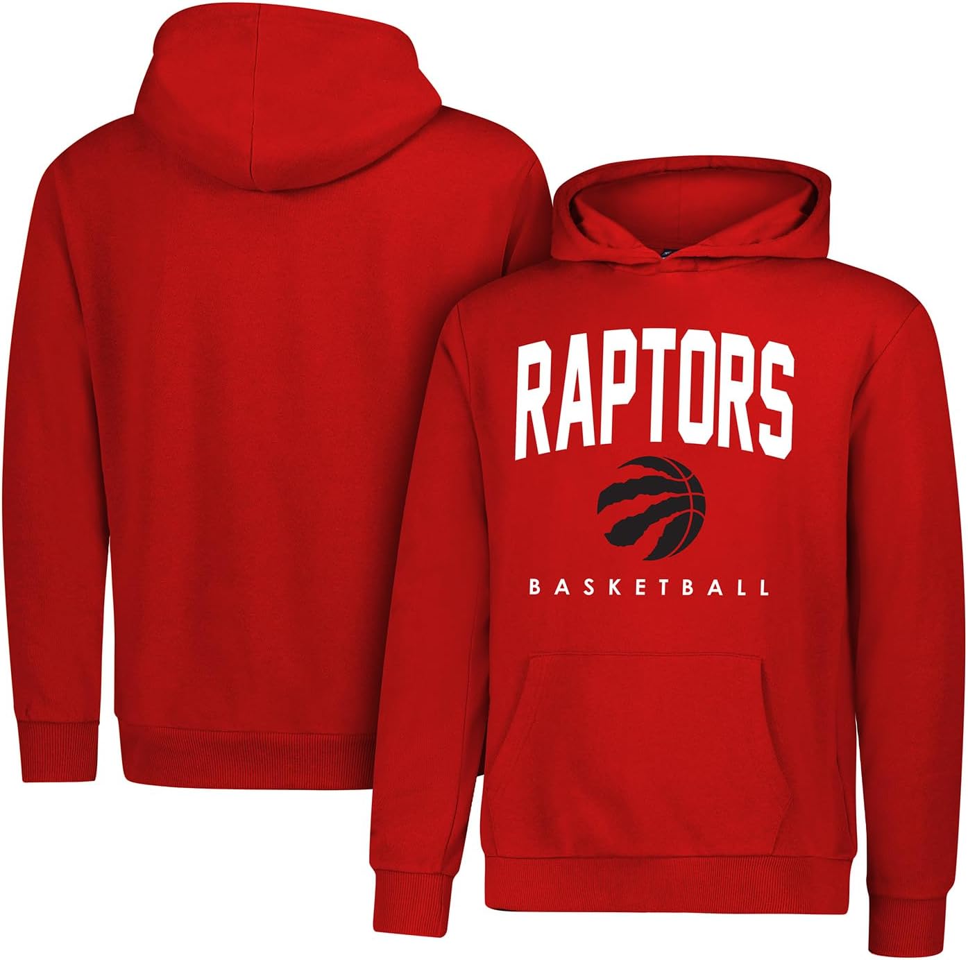 Ultra Game NBA Official Youth Super Soft Teamster Hoodie Sweatshirt, Toronto Raptors, Team Color|Toronto Raptors