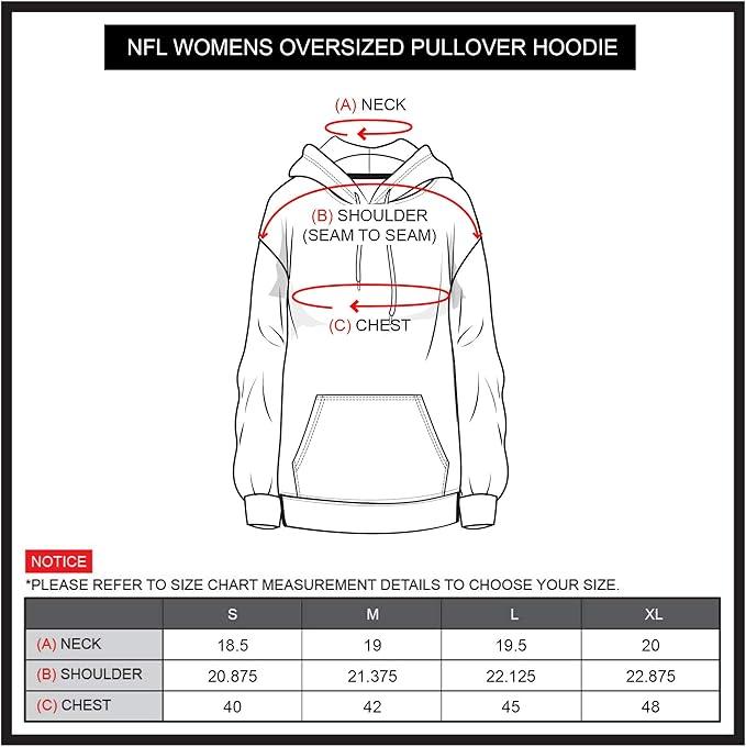 Ultra Game NFL Official Women's Super Soft Hoodie Pullover Sweatshirt, New England Patriots, Team Color|New England Patriots