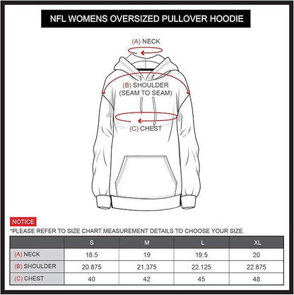 Ultra Game NFL Official Women's Super Soft Hoodie Pullover Sweatshirt, New England Patriots, Team Color|New England Patriots