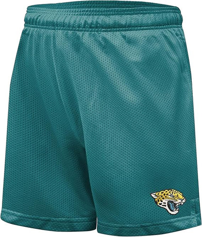 Ultra Game NFL Official Adults Super Soft Mesh Active Training Shorts, Jacksonville Jaguars, Team Color|Jacksonville Jaguars