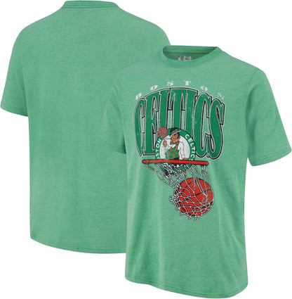 Ultra Game NBA Mens Official Hoops Short Sleeve T-Shirt, Boston Celtics, Team Color|Boston Celtics