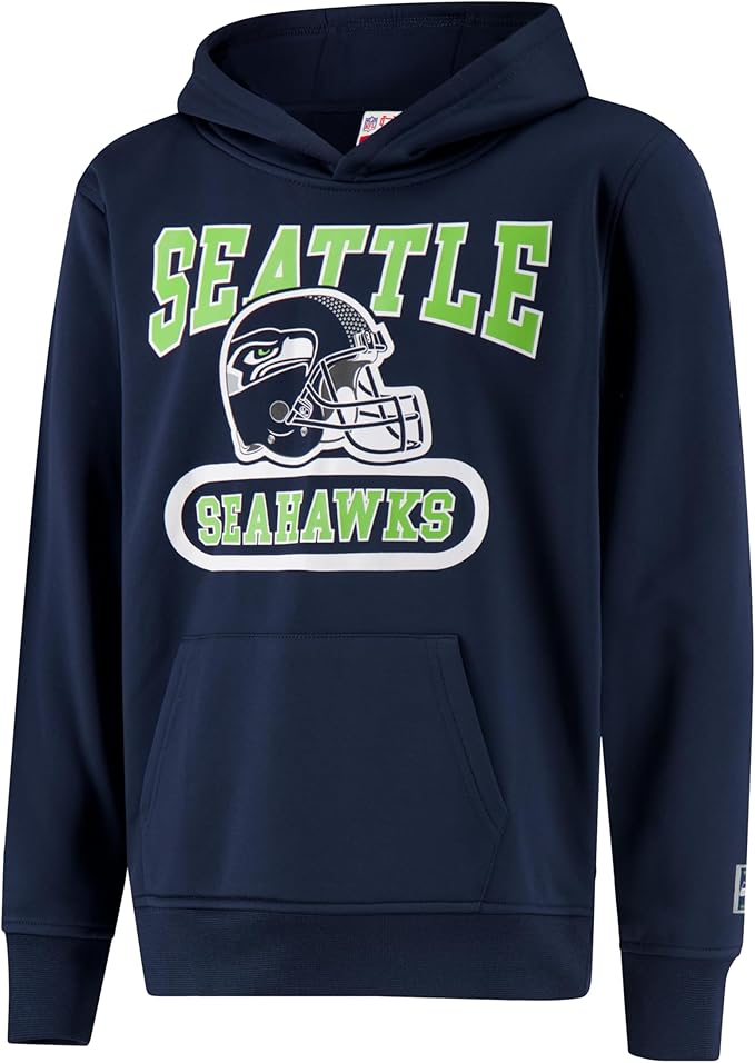 Ultra Game NFL Official Youth Super Soft Jogger & Hoodie Sweatshirt Set, Seattle Seahawks, Team Color|Seattle Seahawks