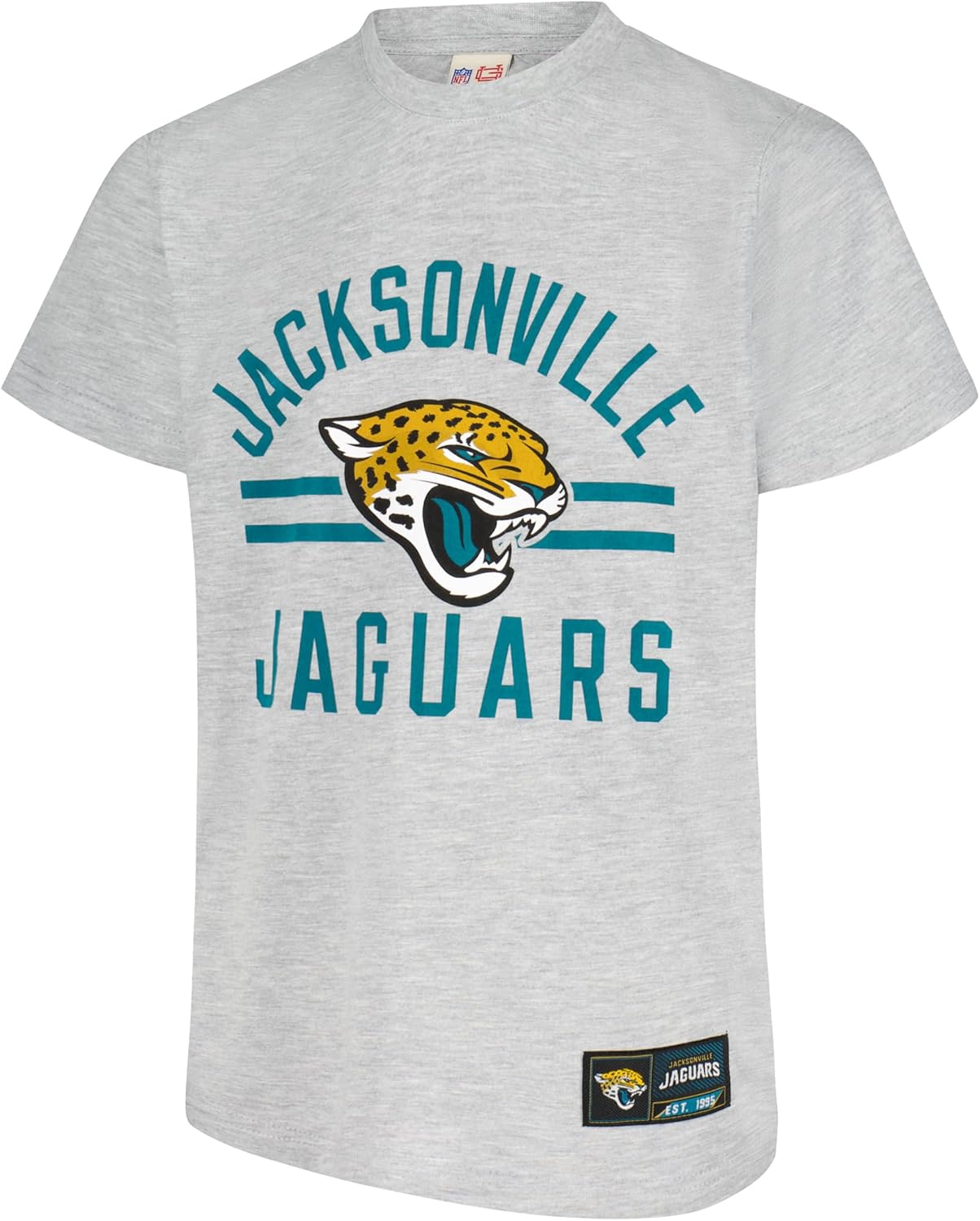 Ultra Game NFL Official Youth Super Soft 2 Pack T-Shirt Set, Jacksonville Jaguars|Jacksonville Jaguars