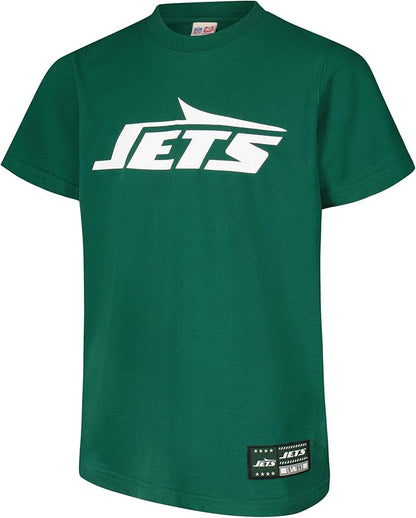 NFL Official Youth Super Soft T-Shirt & Hoodie Sweatshirt Set|New York Jets