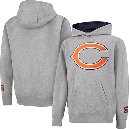 Ultra Game NFL Official Youth Super Soft Hoodie Sweatshirt Pullover - Warm Polyester Blend Chicago Bears|Chicago Bears