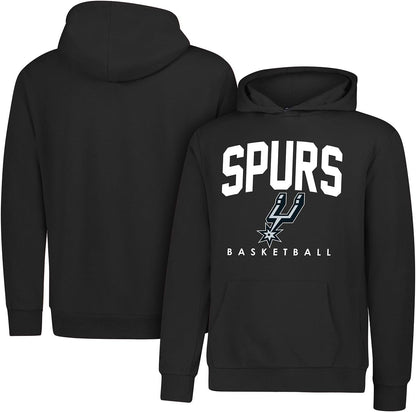 Ultra Game NBA Official Youth Super Soft Teamster Hoodie Sweatshirt, San Antonio Spurs, Team Color|San Antonio Spurs