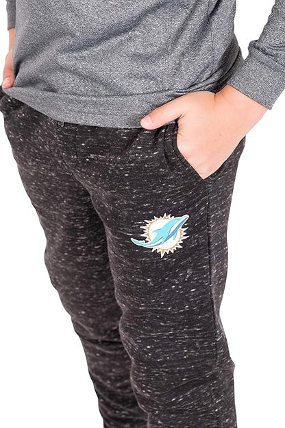 NFL Official Youth Super Soft Supreme Jogger Sweatpants|Miami Dolphins