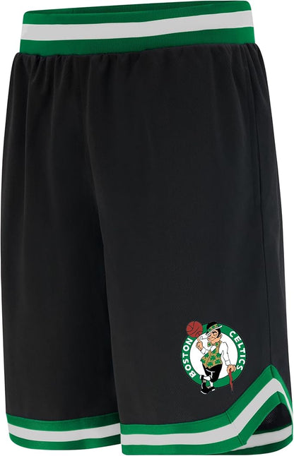 Ultra Game NBA Official Men‚Äôs Active Knit Basketball Training Shorts - Unisex, Boston Celtics, Team Color|Boston Celtics