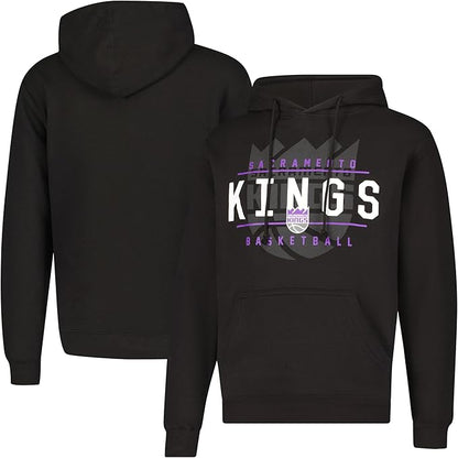 Ultra Game NBA Official Men's Super Soft Get Right Hoodie Sweatshirt, Sacramento Kings, Black|Sacramento Kings