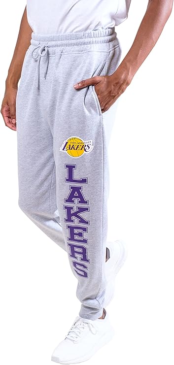 Ultra Game NBA Official Men Aos Super Soft Jogger Sweatpants Unisex UltraGameShop