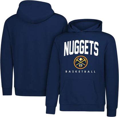 Ultra Game NBA Official Youth Super Soft Teamster Hoodie Sweatshirt, Denver Nuggets, Team Color|Denver Nuggets