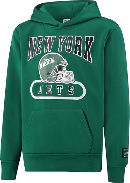 NFL Official Youth Super Soft Jogger & Hoodie Sweatshirt Set|New York Jets