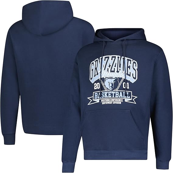 Ultra Game NBA Official Men’s Standard Super Soft Ace Hoodie Sweatshirt, Memphis Grizzlies, Team Color|Memphis Grizzlies