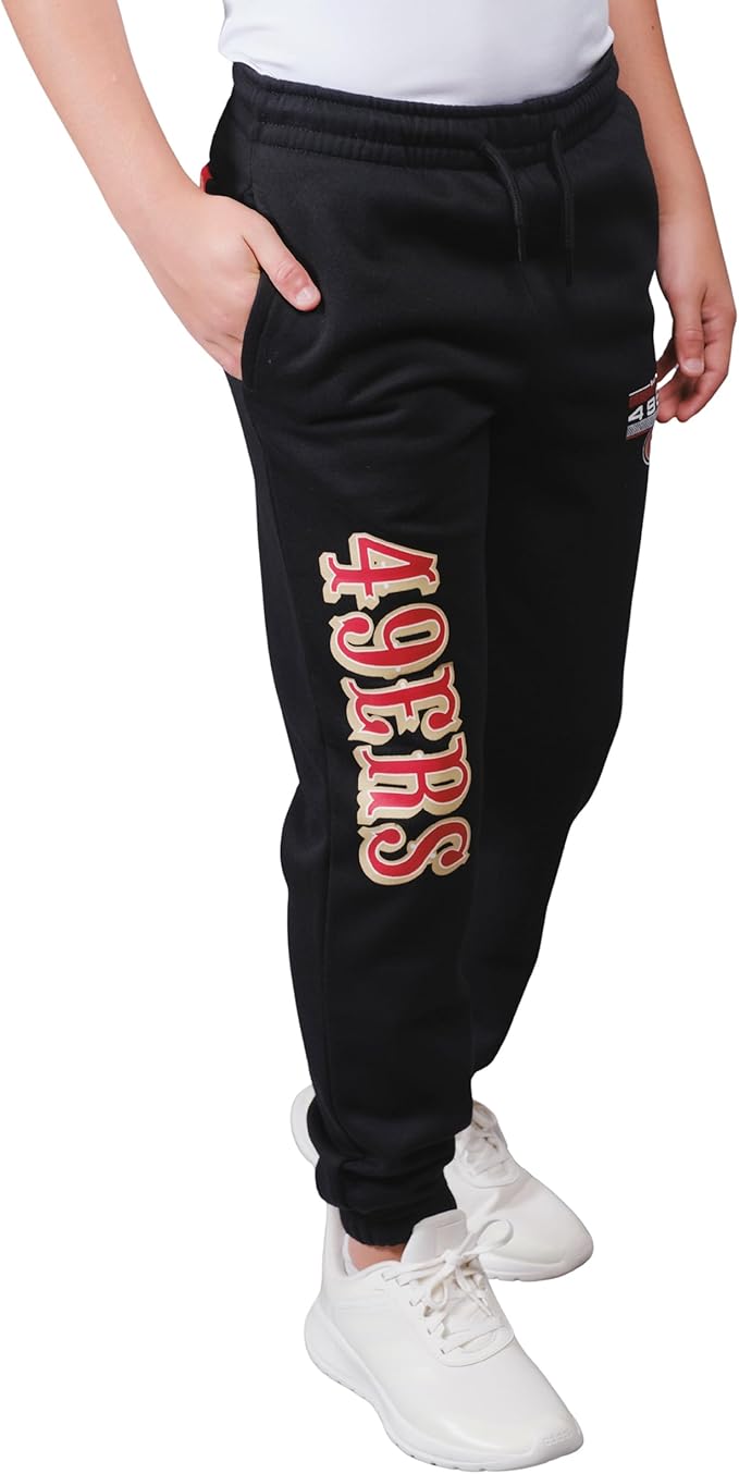 NFL Official Youth Super Soft Game Day Jogger Sweatpants|San Francisco 49ers