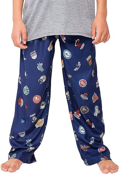 Ultra Game NBA Official Youth 2 Piece T-Shirt & Lounge Pants Pajama Set, Multi-Team, Boys Sizes|Multi-Team