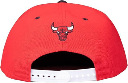 Ultra Game NBA Official Youth 8-20 Snap Back 3D Embroidered Team Logo Baseball Cap Hat, Chicago Bulls, Team Color, 1SIZE|Chicago Bulls