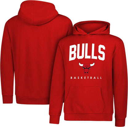 Ultra Game NBA Official Youth Super Soft Teamster Hoodie Sweatshirt, Chicago Bulls, Team Color|Chicago Bulls