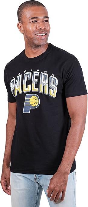 Ultra Game Men's NBA Indiana Pacers Arched Plexi Short Sleeve T-Shirt|Indiana Pacers - UltraGameShop