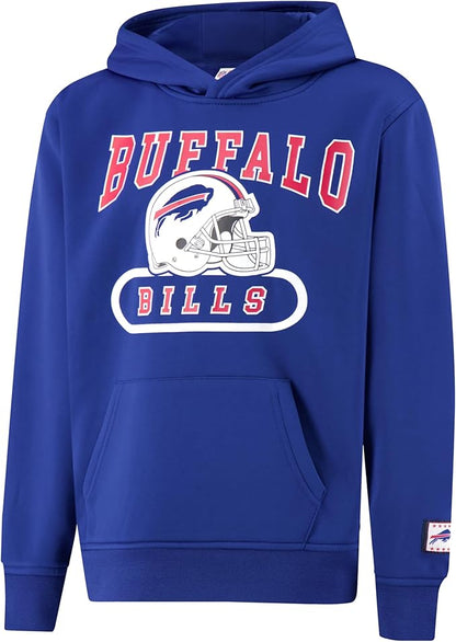 NFL Official Youth Super Soft Jogger & Hoodie Sweatshirt Set|Buffalo Bills