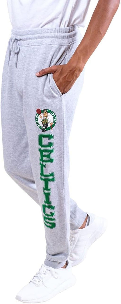 Ultra Game NBA Official Men's Super Soft Game Day Jogger Sweatpants, Boston Celtics|Boston Celtics