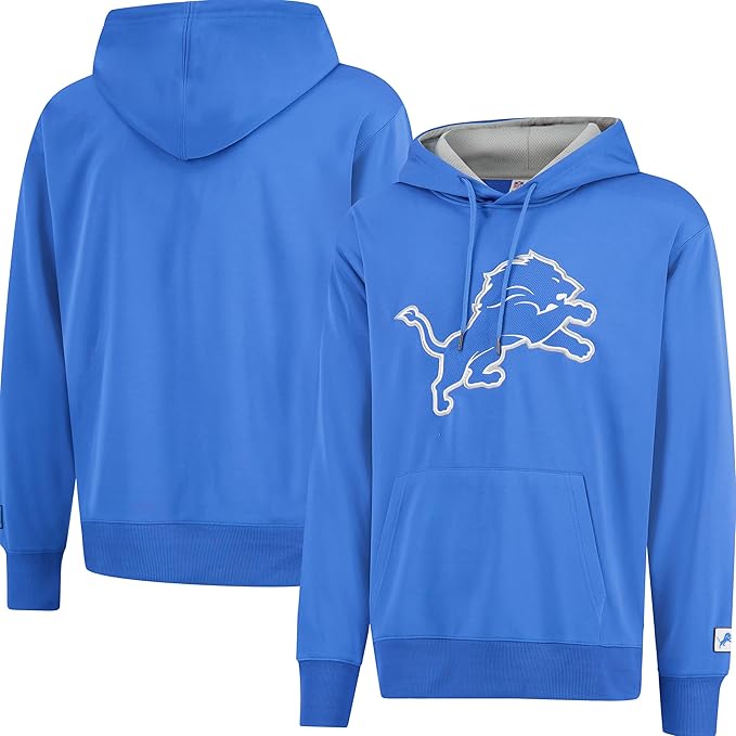 Ultra Game NFL Official Adults Unisex Super Soft Game Day Hoodie Sweatshirt, Detroit Lions, Team Color 24|Detroit Lions